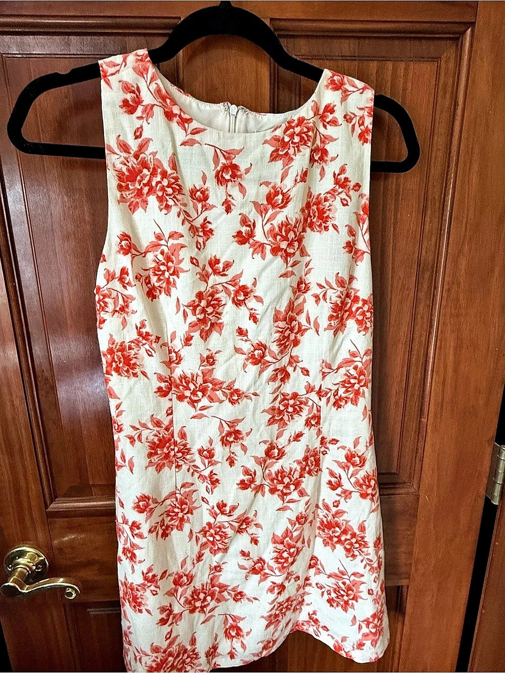 NWT! Bobbles and Lace Poppy Orange Dress Floral Mini Dress in White & Orange Siz